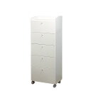 サニタリーチェスト 脱衣所 洗面所 収納高さ115.5cmタイプのランドリーチェスト衣類やタオルの収納にピッタリキャスター付サニタリー収納 サニタリー 木製 エ..