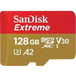 サンディスク エクストリーム microSDXC UHS-Iカード <strong>128GB</strong> <strong>SDSQXAA-128G-JN3MD</strong>