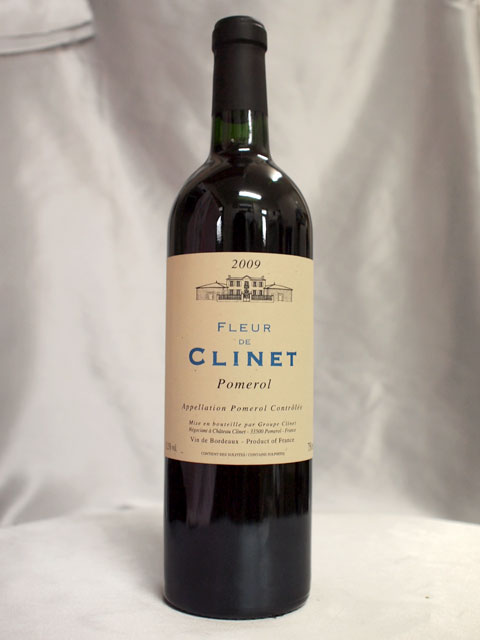 [2009]　フルール・ド・クリネ　750ml　ポムロルFleur de Clinet