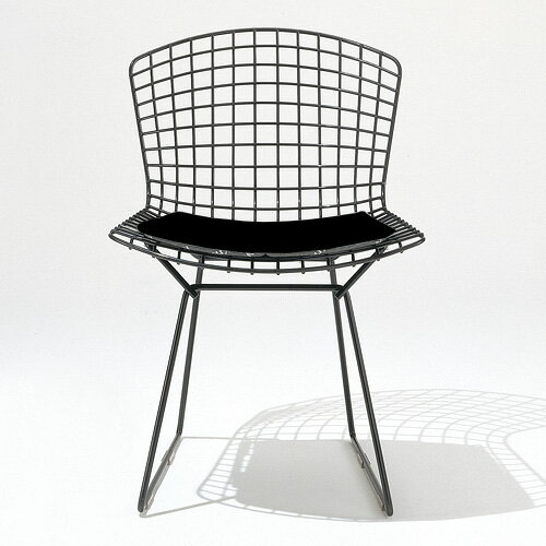 【ポイント2倍!】Knoll （ ノル ）「 Bertoia Side Chair （ ベルトイア サイドチェア ）1952年」ブラックワイヤー【取寄品】【flash】