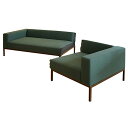 AIRCONDITIONED(エアコンディションド)「KARATE CHOP SOFA(カラテ チョップ ソファ)」 グリーンxブロンズ【取寄品】