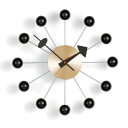 Vitra（ヴィトラ）掛時計 Ball Clock（ボール クロック）ブラック/ブラス