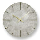 【予約注文/2〜3か月待ち】Lemnos（レムノス）掛時計 Quaint（クエィント） 斑紋純銀色（シルバー）