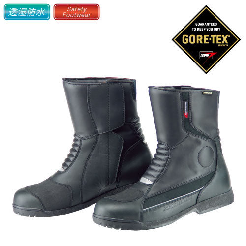 【KOMINE】★BK-062GORE-TEX ライディングブーツ ヴェスビオ(ブラック/25.5cm) BK062BK255