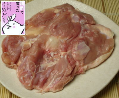 【銘柄鶏】梅酢パワーで健康です！焼鳥・唐揚げ・お鍋・鉄板焼きに！紀州うめどりもも肉