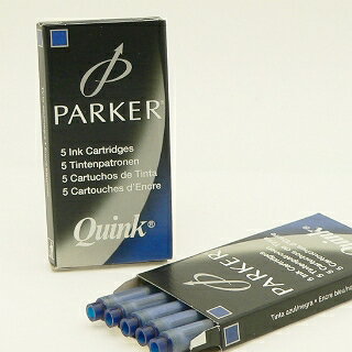 【PARKER】　パーカー　クインク／万年筆用カートリッジインク　※1箱5本入