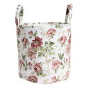 【送料無料】ランドリーボックス 収納バスケット 花柄 NFY-003P 【家具/収納 レビュー投稿で次回使える2000円クーポン全員にプレゼント収納用品】