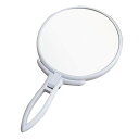 5000円以上送料無料 手鏡 BALLOON(ホワイト/白) ミラー/鏡/卓上ミラー/2WAY/3倍鏡/ミニサイズ/メイク/スリム/飛散防止加工/角度調整可能/完成品/NK-295 生活用品・インテリア・雑貨 インテリア・家具 ミラー・鏡 レビュー投稿で次回使える2000円クーポン全員にプレゼント
