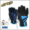2013年モデル drp-1320 【DROP/ドロップ】グローブ MEN HYBRID OG Deuce Glove w/ Smartthumb/Black/Blue