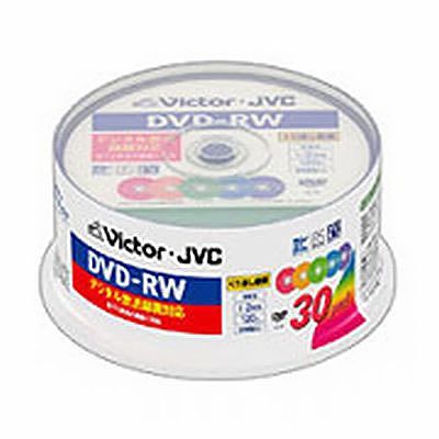 ビクター 録画用DVD-RW(繰返録画) 20枚入り 120分(片面4.7GB) 2倍速 …...:eagleeyeshopping:10990430