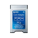 レビュー投稿で次回使える2000円クーポン全員にプレゼント サンワサプライ SDカードアダプタ SD→PCカード変換 SDXC対応 ADR-SD3 【生活家電\タップ・配線\OAタップ】