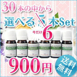 選べる今だけ5本→6本セット（アロマオイル／エッセンシャルオイル／精油／各5ml） ☆楽天ランキング1位選べるアロマオイル 5ml×今だけ5本→6本セット送料無料♪81,000セット販売♪