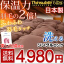 ◎150円クーポン配布中◎【送料無料】 日本製 掛け布団 掛布団 シングル ロング シンサレートウルトラ 150 全面使用 洗える 掛布団 東レ FT綿 掛け布団 シンサレート 掛布団 シンサレートウルトラ全面使用 掛布団