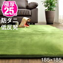 【送料無料】ラグマット 低反発ラグ 185×185 低反発 ...