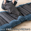 ◆6H限定!クーポンで全品5%OFF◆送料無料◆ 交換用クッション2個セット 【カバーリングロココ専用】