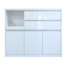 背面化粧済 日本製 完成品 ハイタイプ レンジカウンター キッチンカウンター キッチン収納 白 家具 ★クリア120ハイカウンター(ホワイト) 新生活 【02P03Dec16】