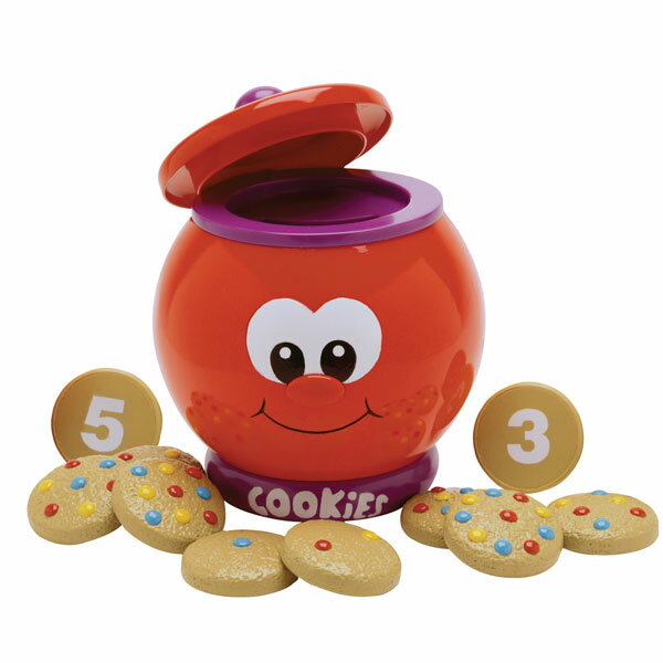 【期間限定特別価格！】Count and Learn Cookie Jarカウント＆ラーン　クッキージャークッキーを入れると、英語で数字を数えながらしゃべります♪