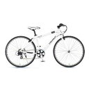 【送料無料】シボレー(CHEVROLET) CHEVROLET(シボレー)CHEVY 700C 6段変速 クロスバイク AL-CRB7006 ホワイト【smtb-u】