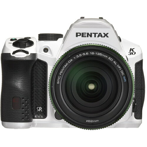 PENTAX K-30 18-135WRキット(クリスタルホワイト)【送料無料】【在庫あり】【16時までのご注文完了で当日出荷可能！】