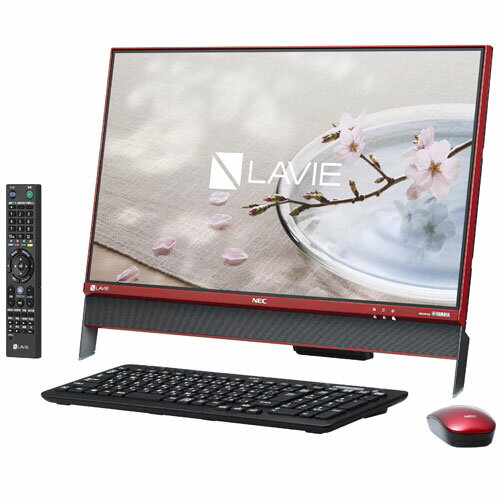 NEC PC-DA370DAR(クランベリーレッド) LAVIE Desk All-in-…...:ebest:12226814