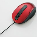 エレコム M-BL17UBRD(レッド) USB 有線BlueLEDマウス 3ボタン