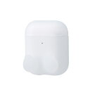 エレコム AVA-APSCICR(クリア) 無線充電AirPods シリコンケース イヤホンカバー付