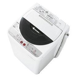 　【設置／リサイクル】SHARP 【設置／リサイクル】ES-GE55K-B(ブラック系) 全自動洗濯機 洗濯5.5kg/簡易乾燥1.0kg