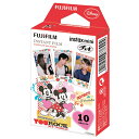 富士フイルム instax mini 絵柄入りフレーム「ミッキー&フレンズ」チェキ用フィルム