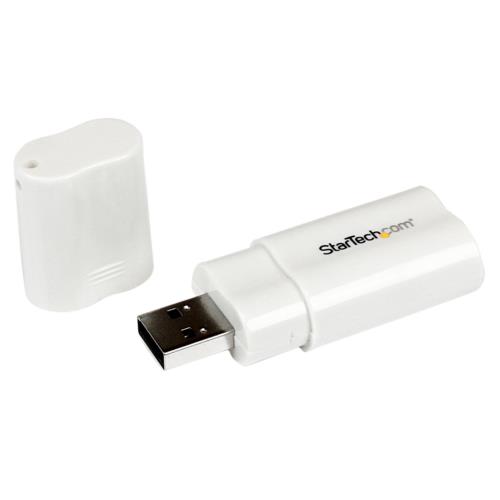 StarTech ICUSBAUDIO(ブラック) USB2.0 外付けサウンドカード...:ebest:11905624