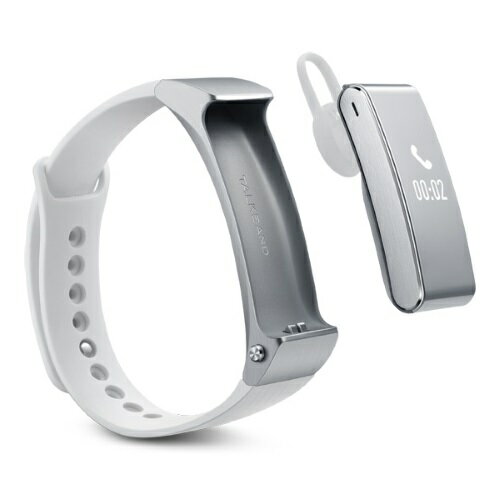 HUAWEI Talkband B2/Silvery White(ホワイト) ハンズフリー対応ウェア...:ebest:11984133