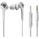 オーディオテクニカ ATH-CKS550i-WH(ホワイト) SOLID BASS インナーイヤーヘッドホン iPod/iPhone/iPad専用モデル