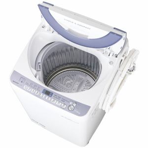 【長期保証付】シャープ ES-T708-A(ブルー) 全自動洗濯機 洗濯7kg...:ebest:12190610