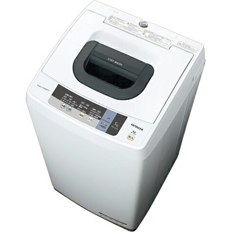 【設置＋リサイクル】日立 NW-5WR-W(ピュアホワイト) 白い約束 全自動洗濯機 洗濯…...:ebest:12024275