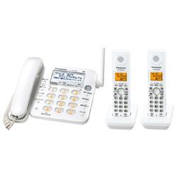 Panasonic VE-GP35DW-W(パールホワイト) デジタルコードレス電話機 子機2台【送料無料】