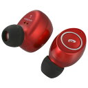 オーム電機 HP-W500N-R(レッド) AudioComm 完全ワイヤレスイヤホン