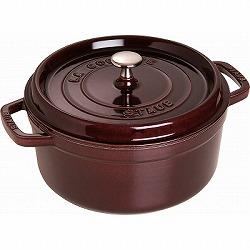 staub ST18CM-NA(ナス) ピコ・ココット ラウンド 18cm