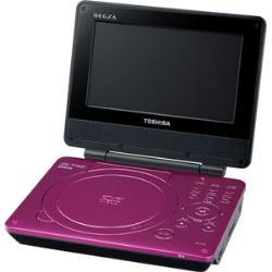 TOSHIBA SD-P76SP(フランボワーズピンク) REGZA(レグザ) ポータブルDVDプレーヤー 7V型【在庫あり】【16時までのご注文完了で当日出荷可能！】