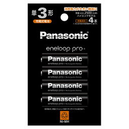 パナソニック Panasonic BK-3HCD/4H <strong>エネループプロ</strong> ニッケル水素電池 単3形 充電式 4本 BK3HCD4H