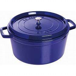 staub ST24CM-DB(ダークブルー) ピコ・ココット ラウンド 24cm