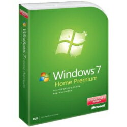 マイクロソフト Windows 7 Home Premium 通常版 Service Pack 1(32ビット・64ビットDVD同梱)