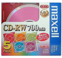 maxell CDRW80MIX1P5S