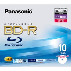 y݌ɂi16o׉\)z@Panasonic y10z^pBD-R ǋL^ 6{ 25GB LM-...