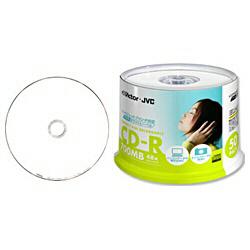 Victor CD-R80SPF50 / PC用CD-R700MBワイドホワイトプリンタブル50枚スピンドル