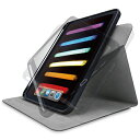 エレコム(ELECOM) TB-A21SSA360BK(ブラック) iPad mini 第6世代用 手帳型 回転 Pencil収納 スリープ