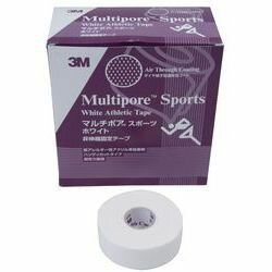 3M 3M-298025(ホワイト) 3M マルチポア スポーツ 非伸縮固定テープ 12巻入り