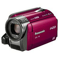 　パナソニック（Panasonic） 【60GB】 SD/HDDビデオカメラ SDR-H80-R レッド SDRH80R 【0905_送料無料】