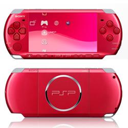 SCE PSP本体(PSP-3000RR)　ラディアントレッド【送料無料】【在庫あり】【16時までのご注文完了で当日出荷可能！】