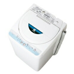 SHARP ES-GE55L-A(ブルー系) 全自動洗濯機 洗濯5.5kg/簡易乾燥3kg