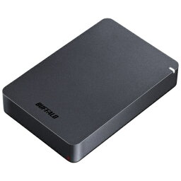 バッファロー BUFFALO HD-PGF5.0U3-GBKA(ブラック) ポータブルHDD 5TB USB3.1(Gen1) /3.0/2.0接続 <strong>耐衝撃</strong> HDPGF50U3GBK