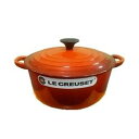 Le Creuset (ルクルーゼ) ルクルーゼ(LE CREUSET) ココットロンド 22cm レッド